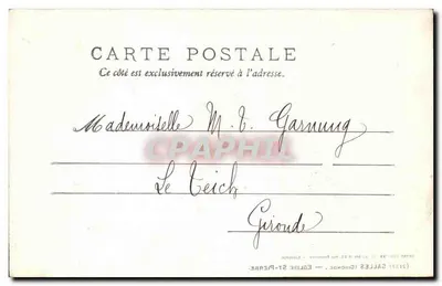 SALLES (GIRONDE) — CHIESA DI SANTO PIETRO — HENRY GUIL'ER, 31, 42 bis et 44, rue Fonneuve — Verso