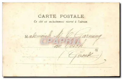 Mulheres pescando com vara — Sceaux de la poste — editor anônimo, n° 709/2 — Verso