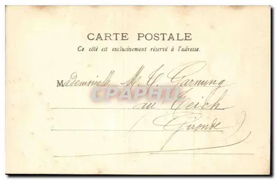 Paisagem com ponte de pedra — mulher e criança perto de um curso d'água — editor não identificado — Verso