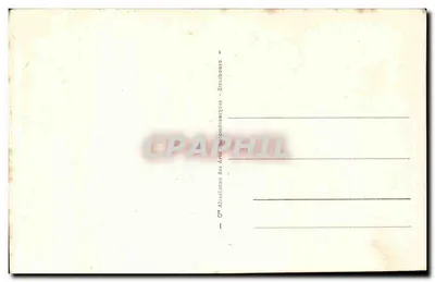 Versailles - O Panorama — Bilhete postal antigo n°1 — editor não identificado — Verso