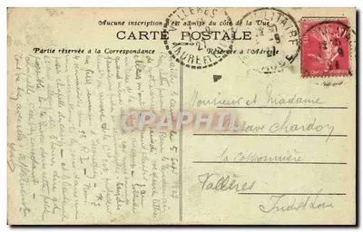 Camp de Mailly — Entrada do Camp - A Manutenção, A. Nieps, editor — Verso