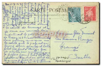 Rosay (S.-Inf.) — Vista Parcial — Cliché E. D'Coll. Viret — Verso