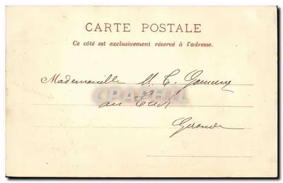 Dintorni di Capvern-les-Bains — Ponte di Gourgues — Collezione Sajous, Bagnères-de-Bigorre, n°137 — Verso
