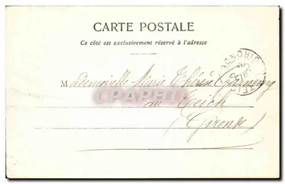 NICE - Cascada del Castillo — editor Edition Gilettas, fot. Nice, n° 505 — Reverso