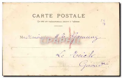 Park van Cercamp — Franc Picard Cottage — Uitgever: Estevant, n° 1403 — Achterkant