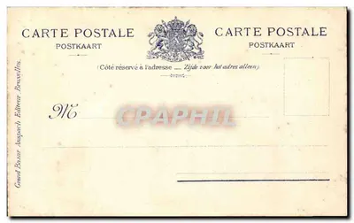 Arredores de Bruxelas — O Leão de Waterloo — Grand Bozar, Bruxelas, N°33 — Verso