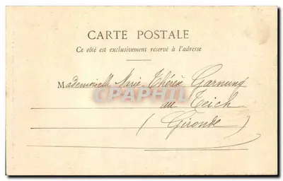 Libourne — Statua Michela de Montaigne w ogrodzie publicznym — H. GUILLEA — (2528) — Rewers