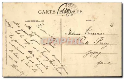 MIGENNES-LAROCHE - Kanał Burgundzki - Most Przejazdowy przy Stacji Laroche — Librairie-Imprimerie Karl Guillet, Villeneuve-sur-Yonne — Rewers