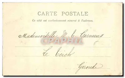 Bagnères-de-Bigorre — A Virgem do Bédat — Coleção Sajous, n°100 — Verso