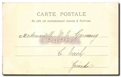 Bagnères-de-Bigorre — O Casco de L'héris — Coleção Sajous, n°91 — Verso