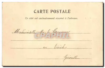 Luchon — Kasyno, park i fasada — Kolekcja Sarthe w Luchon, Dérosé — Rewers