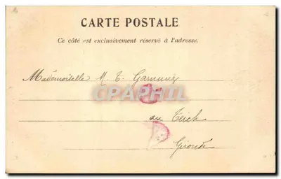 Luchon — Torre de Castel-Vicilh — editor Luchon, n° 17 — Verso