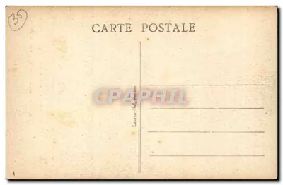 Zamek Combourg — legenda o hrabim z Combourg i jego czarnym kocie — wydawca nie widoczny, numer seryjny 3123 — Rewers
