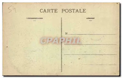 Champenoux — Wnętrze kościoła — Karta pocztowa — Rewers