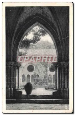 Abadia de Fontfroide — Claustro principal em ogiva — Editor: Jules-Ferry