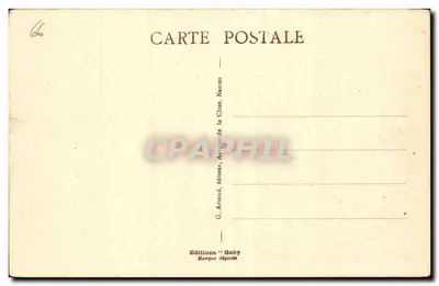 Collionure - Côte Vermeille - Plaża miasta i Fort Miradou — G. Arraud, wydawca, Nantes — Rewers