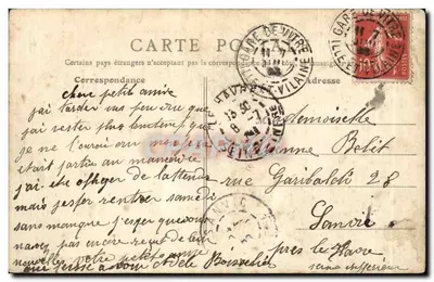Vitré (Ille-et-Vilaine) — Vista da Vilaine — B. By Paris, 1900 — Verso