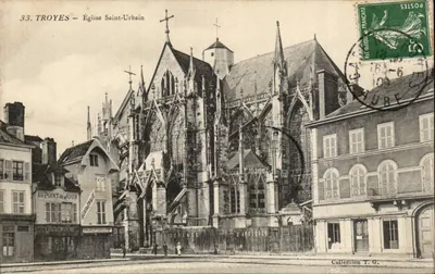 Troyes — Église Saint-Urbain — Éditeur Au Point du Jour, n°33