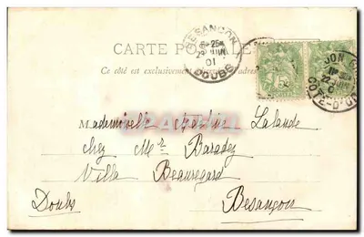 Dijon - Źródło Mojżesza - L. V. wyd. — Rewers