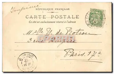 Limoges — Widok Panoramiczny — Merci - Luzette, n°5 — Rewers