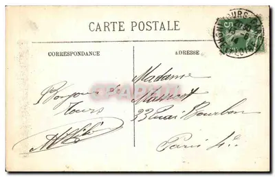 Loches — O Castelo Real e a Porta dos Cordeliers — LL — Verso