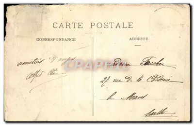 Angers — Statua Chevreula — P.G. nr 118 — Rewers