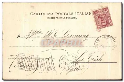 Nápoles — Panorama da Via Tasso — E. Raggiuno, edit. Cadorna, Nápoles, n° 4041 — Verso