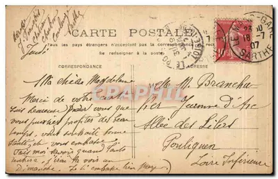 PARIS - Panthéon — widok fasady klasycznej z kopułą i kolumnadami — wydawca nieznany — Rewers