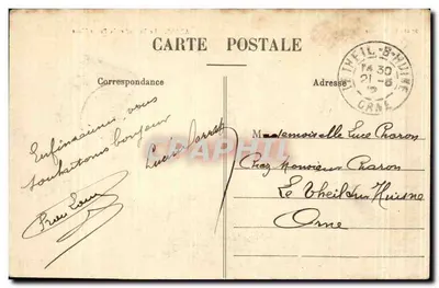 Arras - O Sino e a Pequena Praça — Ed. B., Arras, n° 61 — Verso