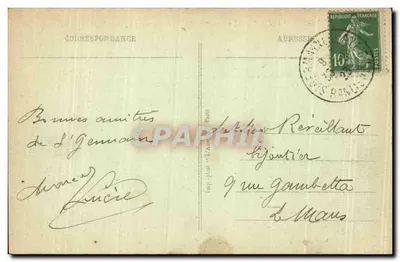 Saint-Germain-en-Laye - Il Pavillon Henri IV, dove nacque Luigi XIV — editore sconosciuto, n° 30 — Verso
