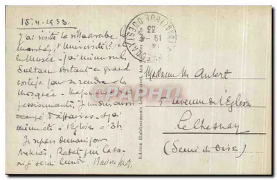 FÈS - Most portugalski — Wydawnictwo Léo Bavel, n°9 — Rewers