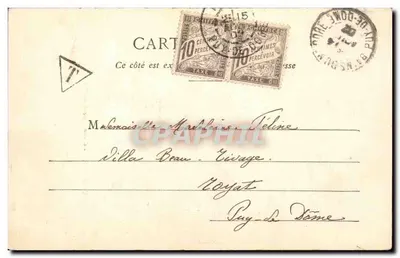Puy-de-Dôme - Grote Waterval van Mont-Dore — P. Juliot, Clermont-Ferrand, n° 14 — Achterkant