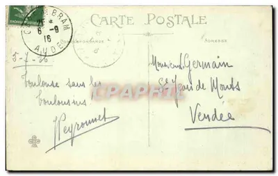 Toulouse — Widok na Park Toulousain i most św. Michała — nieznany wydawca, n° 47 — Rewers