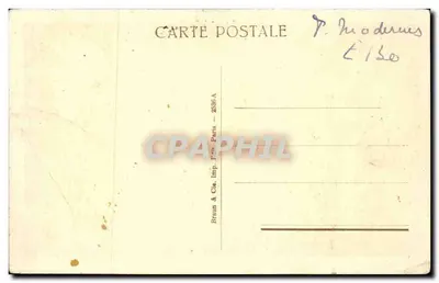 Castelo de Versailles — Salão do Olho de Boi — Braun & Cie, Paris — Verso