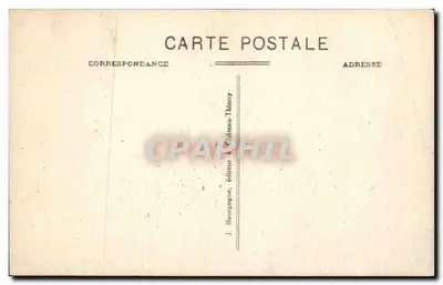Provins — A Torre de César — J. Bourgogne, editor em Château-Thierry — Verso