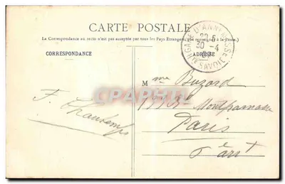 Um Reignier — Die Ebene der Rocailles — Pittier, Fotoverlag, Annecy — Rückseite