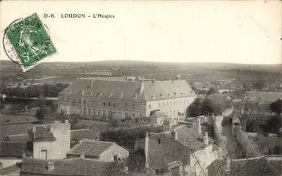 Loudun - L'Hospice — vista aérea — Dando-Berry, Loudun 409