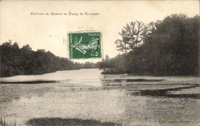 Arredores de Mamers — Lago de Guibert — Lib. Jourdan, Mamers