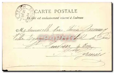 Au Bord de la Mer — 3. Belle prise — Collection G. De la Ramee — Verso