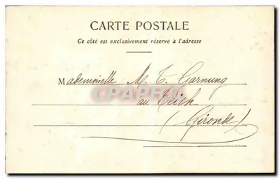 Le Défi — Bordeau — Édition Phototypie A. Bergeret et Cie, Nauvy — Rewers