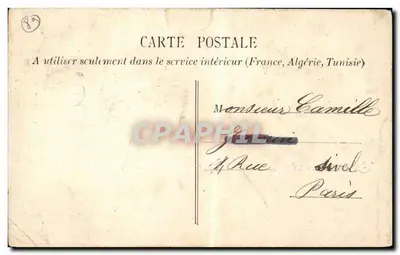 Sens — O Novo Hotel de Cidade — inaugurado em 3 de Abril de 1904 — Coleção P.R. — Verso