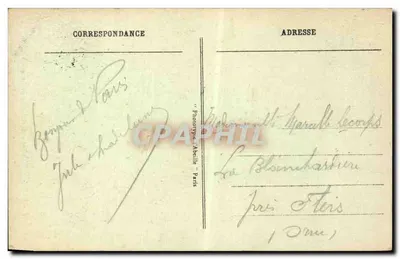 Grób Napoleona I w Invalidach — Paryż — wydawca 'PARIS' nr 77 — Rewers
