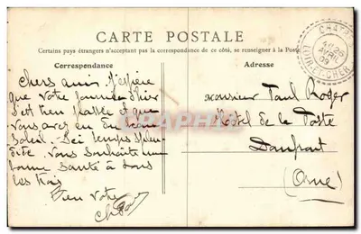 Châtres (L.-et-C.) — Ayuntamiento — Guenin-Savestre, editor — Reverso