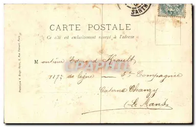 Beynes (S.-et-O.) — A Prefeitura e a Escola — Jellet — Verso