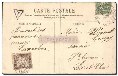 La Chapelle-Saint-Martin — Algemene uitzicht — onbekende uitgever, serie-nummer 1 — Achterkant