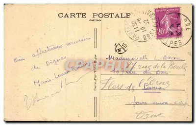 Digne-les-Bains (B.-A.) — Konia Biała i Wzgórze Couars (wys. 3000 m.) — Digne Vial — Rewers