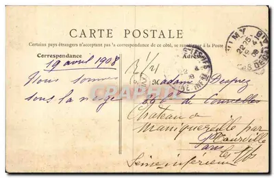 Yimy (P.-de-C.) — Entrada de la Iglesia — B. F., París — Reverso