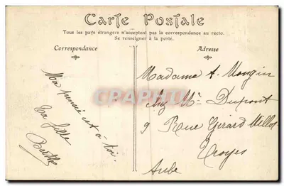 Langres — Widok na Katedrę Świętego Mammès — Répertoire Français n°102 — Rewers