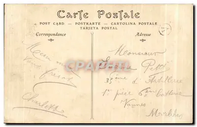 Castelo de BLOIS — Salamandra, Emblema de Francisco I — ND Pbot. — Verso