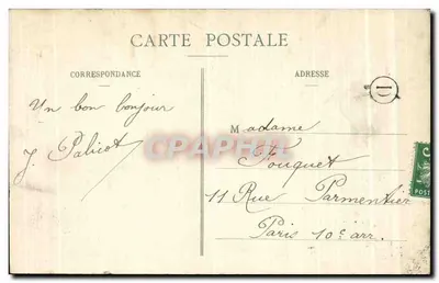 Langres - Statua di Diderot — C. Marlin, Galeries Réunies de l'Est — Verso
